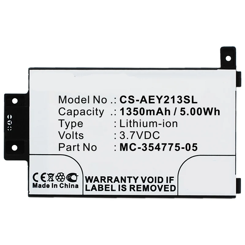 3.7V 1350mAh E-Book akku für DP75SDI, Kindle Paperwhite 2013 Kindle Paperwhite 6 2015 Kindle Paperwhite 6 Gen Kindle Touch 3G 6" 2013 Li-ion