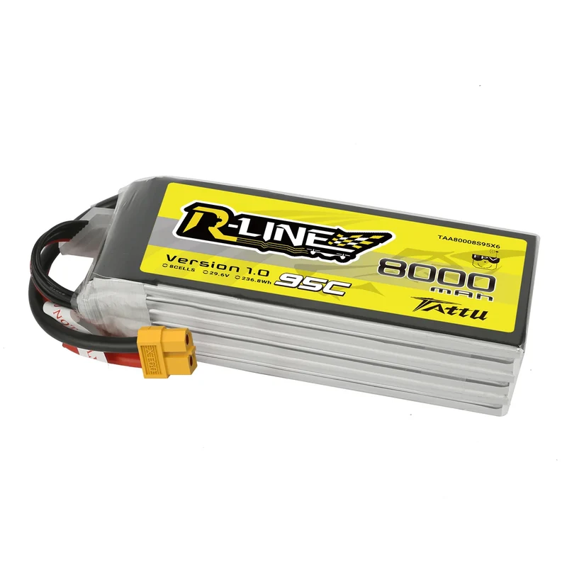 Tattu R-Line 8000mAh 29,6V 8S1P 95C 236,8Wh LiPo-Akku mit XT60