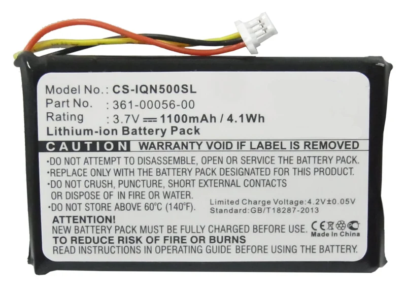 3.7V 1100mAh GPS, Navi akku für DriveSmart 5 LMT Nuvi 30 Nuvi 50 Nuvi 50LM Nuvi 52 Nuvi 52LM Nuvi 52LMT Nuvi 55 Nuvi 55LM Nuvi 55LMT Li-ion