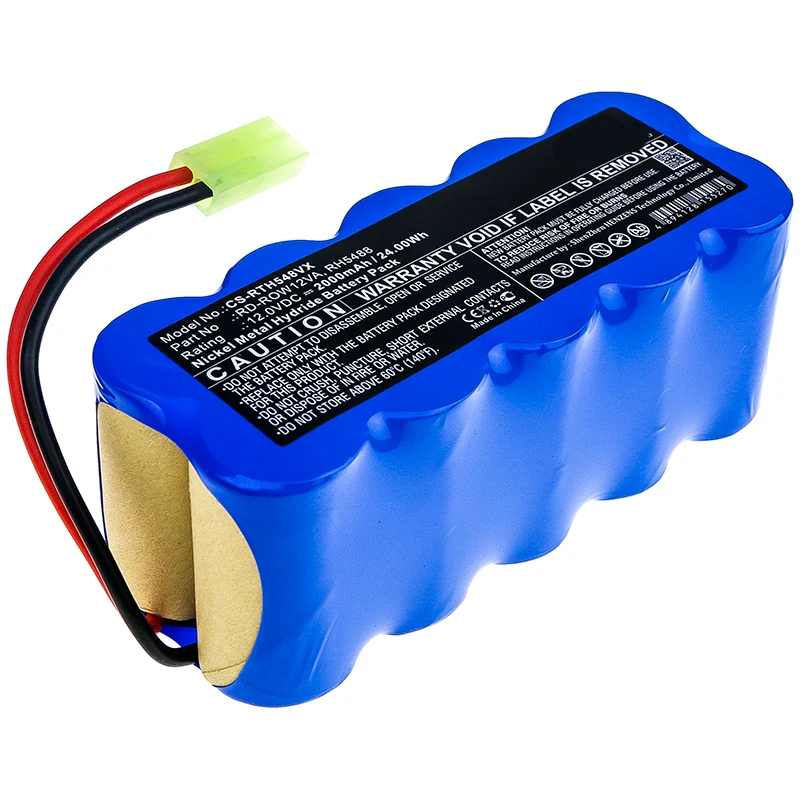 12.0V 2000mAh Vakuum akku für RH5488 RH8460WH / A 9-0 RH8460WH/9A0 RH846301 RH846501/9A2 RH846901 RS-Rh5205 RS-Rh5488 Ni-MH