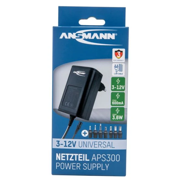 Ansmann APS 300 Universal Steckernetzteil DC