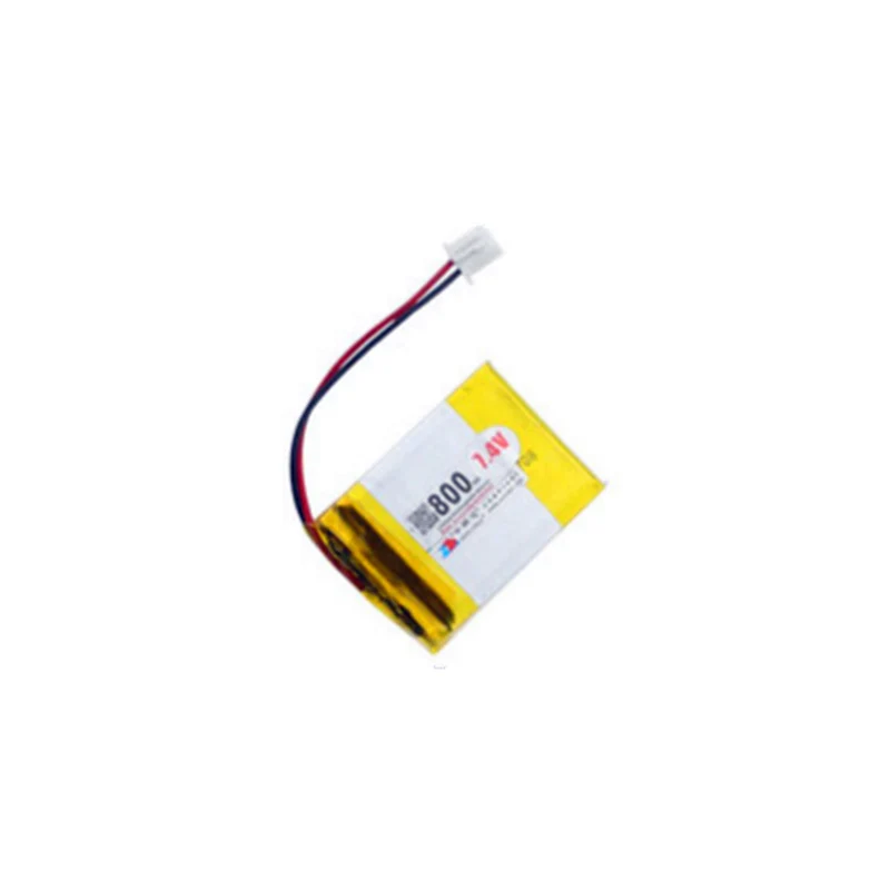 2x7.4V 800 mAh XH2.54 Reverse Stecker Serie 603040 Polymer Lithium Batterie
