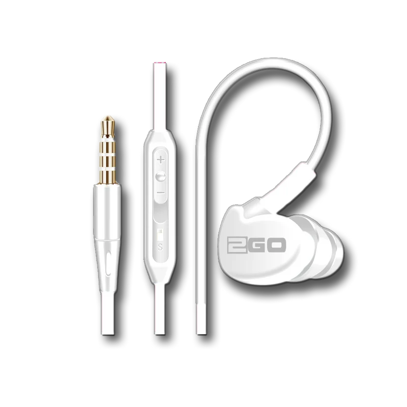 In-Ear Stereo Sport-Headset "Active 1" - Rufannahme - Lautstärkeregelung - Klinkenstecker - verschiedene Farben