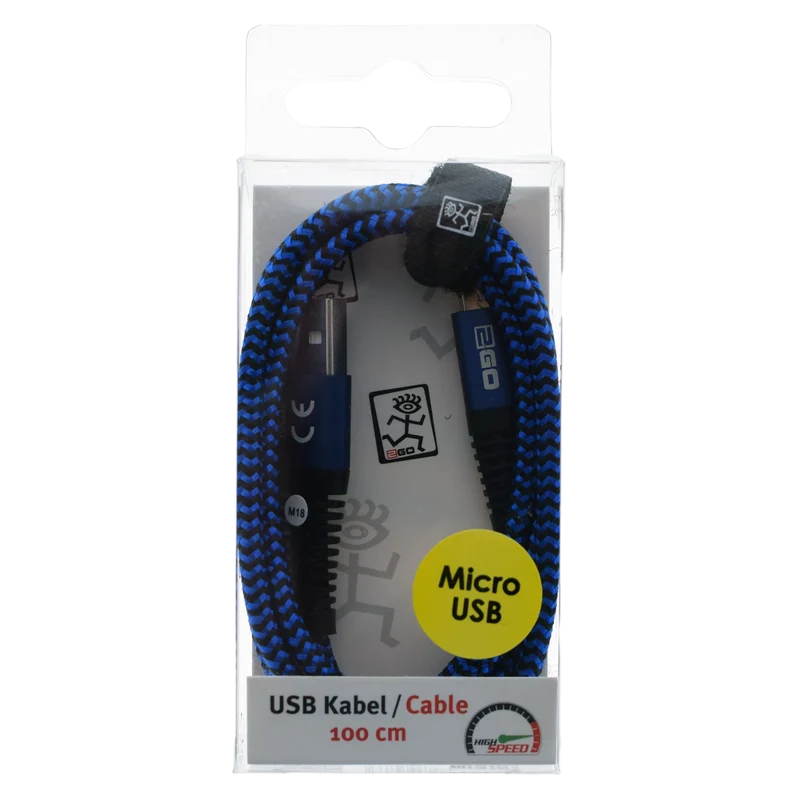 USB Datenkabel - 3 Anschlussvarianten - 100 cm - diverse Farben