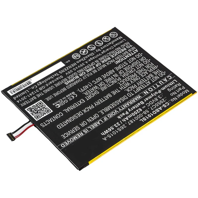 3.8V 6200mAh Tablette akku für Kindle Fire HD 10.1 Kindle Fire HD 10.1 7th SL056ZE Li-Polymer