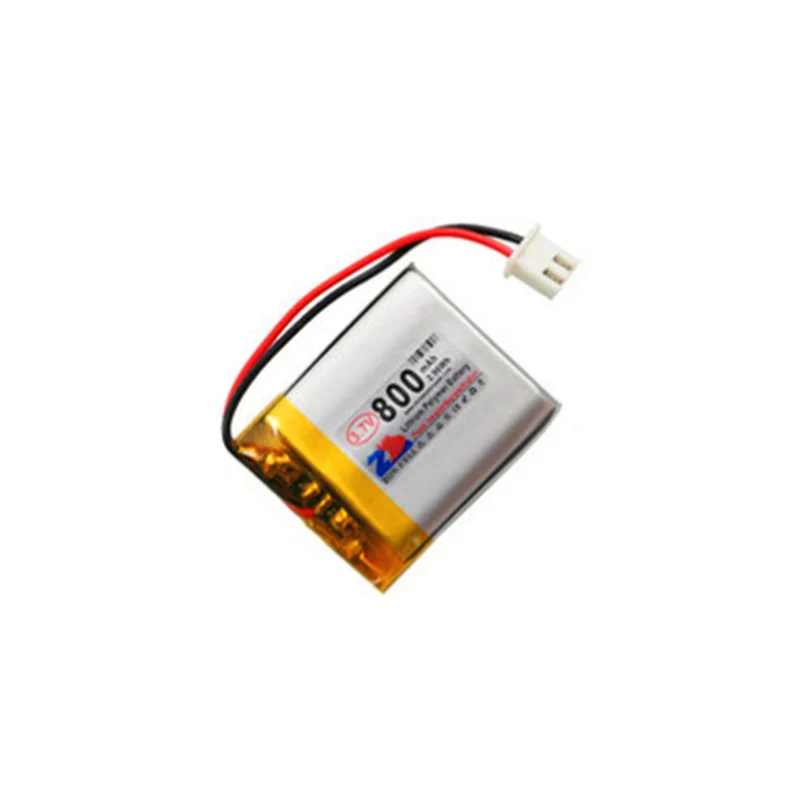 2x3.7V 800 mAh XH2.54 Reverse Pole Anschluss 603040 Lithium Polymer Akku für Lautsprecher Recorder