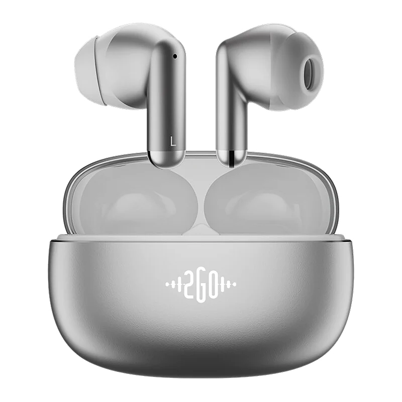 Bluetooth Headset "Alloy" - Vollmetall-Ladecase - Touch-Steuerung - Top Klang - verschiedene Farben