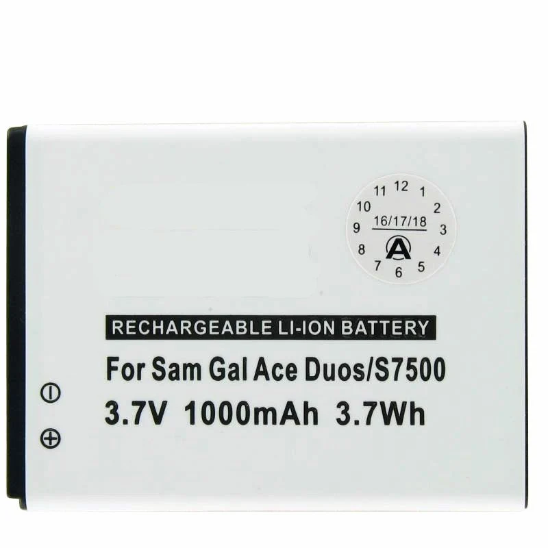 AccuCell Akku passend für Samsung Galaxy Ace Plus Akku, Samsung Galaxy Mini 2, Samsung GT-S6500, Samsung GT-S7500, 1200mAh