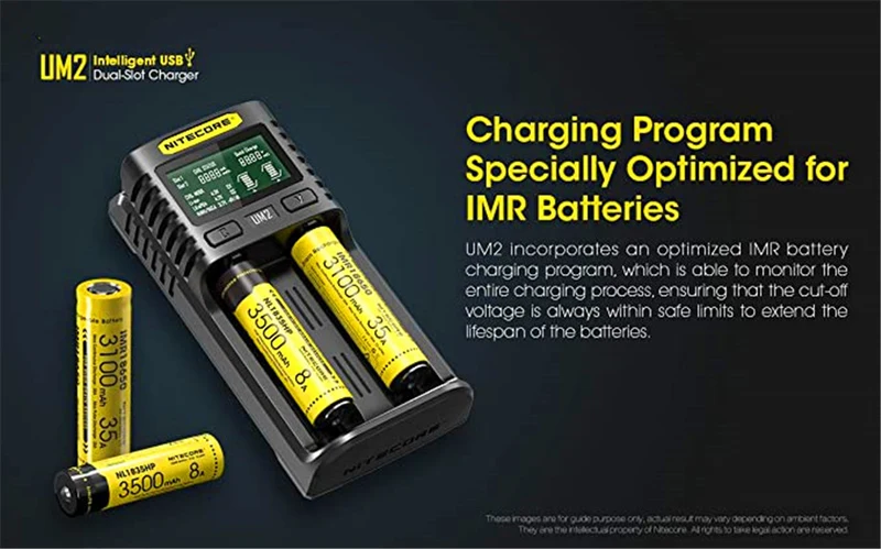 NITECORE UM2 Universal-Ladegerät UMS2 1500mA USB Erwachsene Unisex Schwarz L 152 x B 73 x H: 40