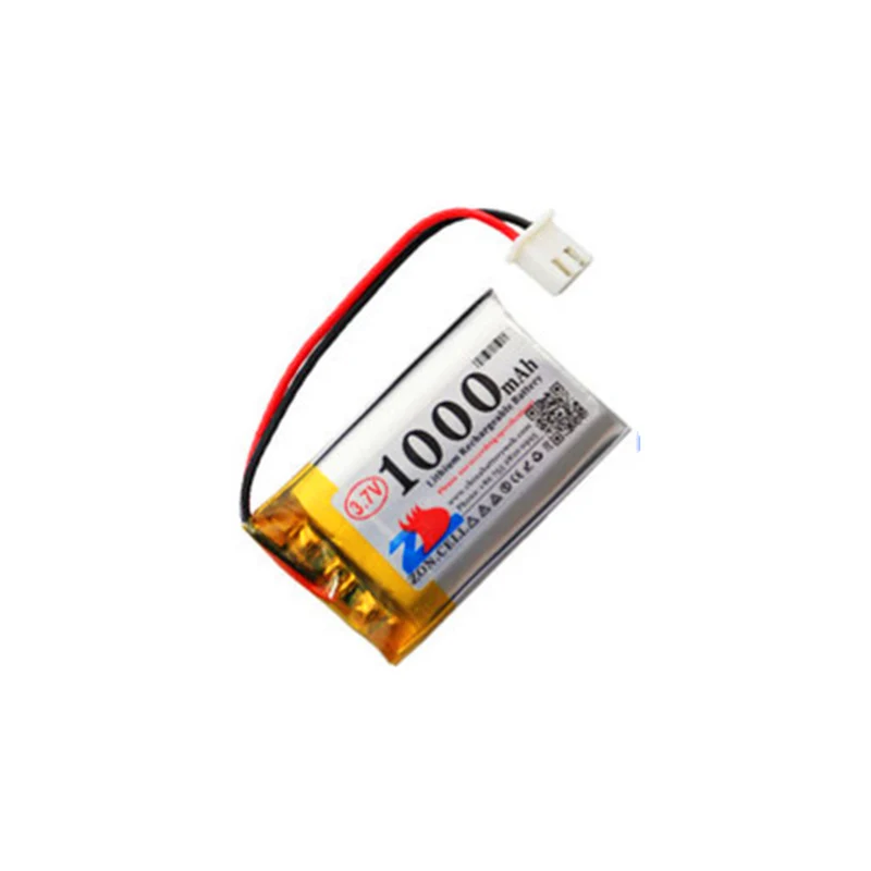 3.7V 1000mAh XH2.54 umgekehrter Stecker 802540 Polymer Lithium Batterie