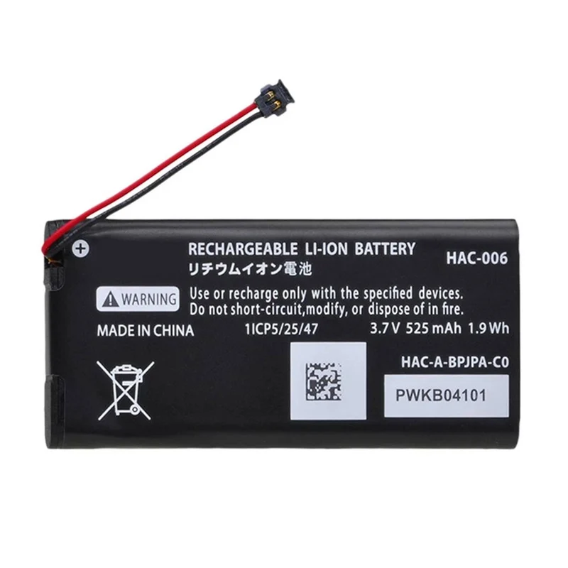 2 stücke 525mAh HAC 006 Schalter Batterie HAC BPJPA C0 HAC A JCR C0 Für Nintendo Schalter Ns Freude Con controller