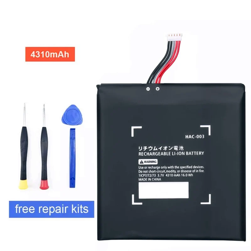 4310mAh HAC 003 Akku Reparatur für Nintend Nitendo Schalter Konsole Controller Ersatz Ladegerät Batterie