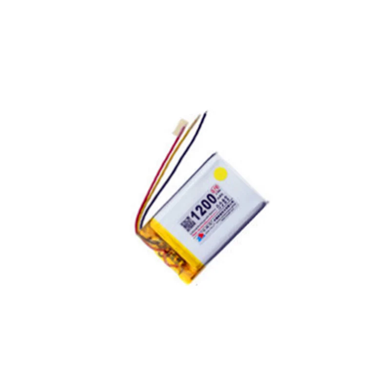 2x3,7V 1200mAh mit NTC-Schutz Dreileiter 523450 Heizung Hochtemperatur Polymer Lithium Batterie