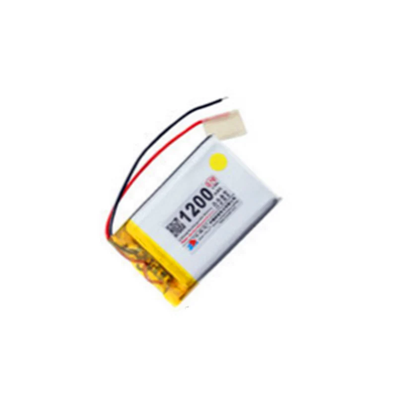 2x3.7V 1200mAh nur Steckdose ohne Stecker 523450 Heizung Hochtemperatur Polymer Lithium Batterie