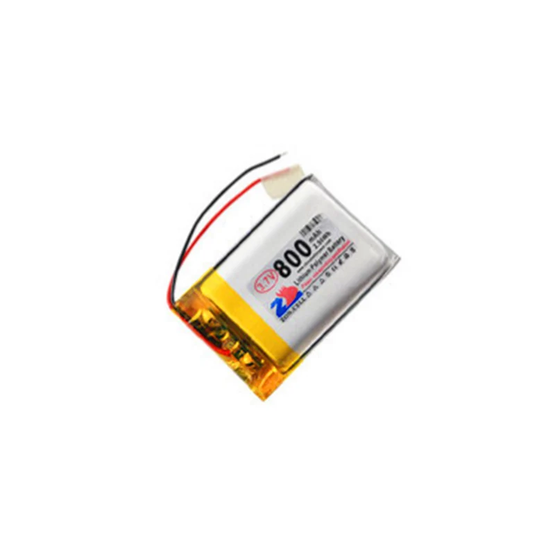2x3.7V 800mAh ohne Stecker 702535 Bluetooth Drahtlosgerät digitale Polymer Lithium Batterie