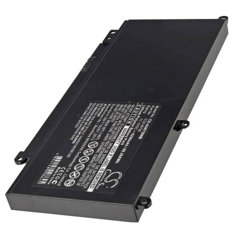 AccuCell Akku passend für Asus N750 Serie, ersetzt Typ C32-N750, LiPo 11,1V 6250mAh