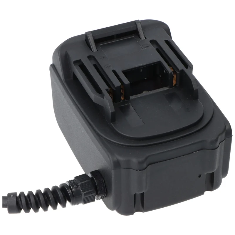 Akku Power Mainsconnector das Schaltnetzteil 18V kompatibel für Makita Makstar BL1830, BL1850, Kabel seitlich ausgehend