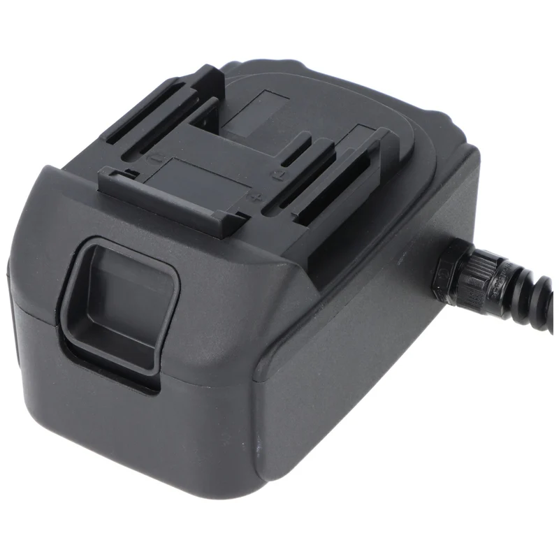 Akku Power Mainsconnector das Schaltnetzteil 18V kompatibel für Makita Makstar BL1830, BL1850, Kabel seitlich ausgehend