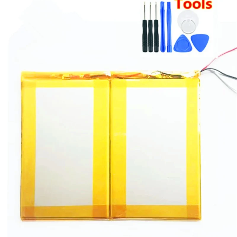 3.8V 8000mAh Akku ist geeignet für Chuwi Hi9 plus Hi9plus Tablet Akku Ersatzakku 3 Drähte und Werkzeuge