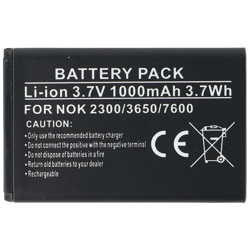 Passend für Nokia BL-5C Akku als Duplikat Akku von AccuCell, 1100mAh