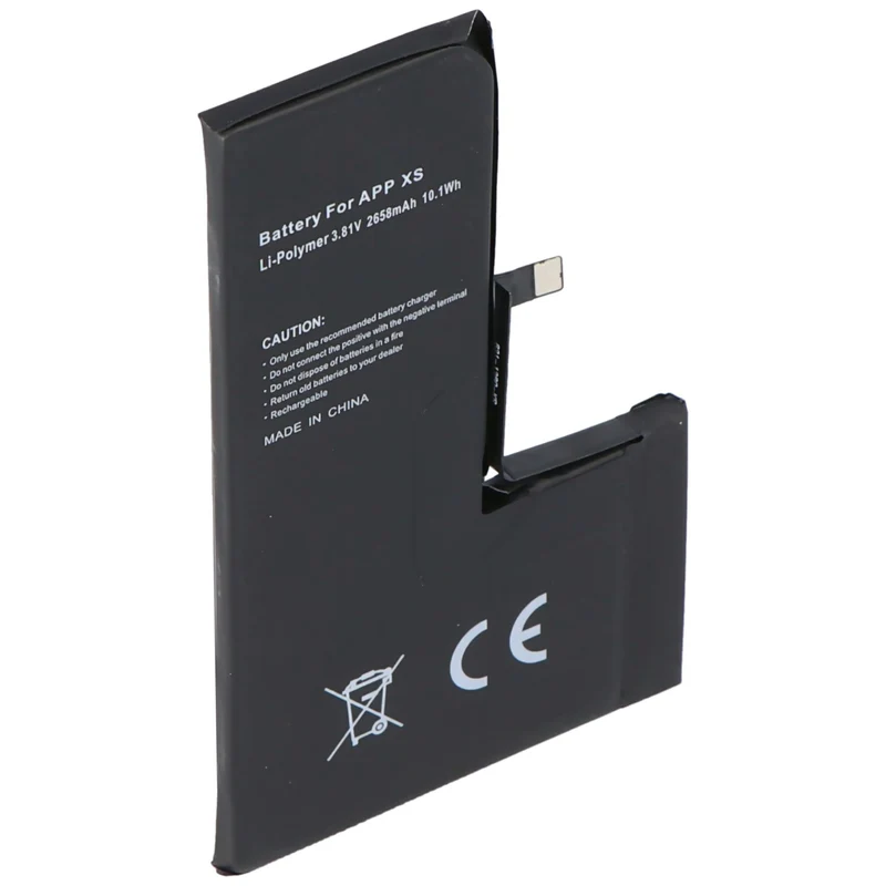 AccuCell Akku passend für Apple iPhone XS, Li-Polymer, 3,81V, 2658mAh, 10,1Wh, built-in, ohne Werkzeug