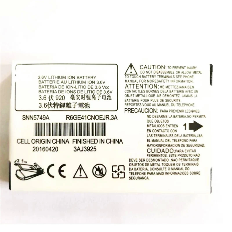 3.6V snn5749A Ersatzakku für Motorola c117 c118 c155 c139 c115 c113 c116 c157