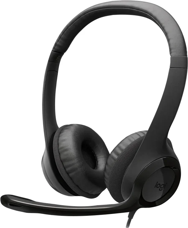 Logitech Headset H390, USB-C, Stereo schwarz, Retail