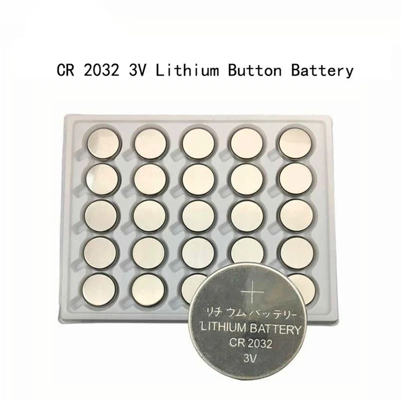 25 STÜCKE CR2032 3V Knopfbatterie BR2032 DL2032 ECR2032 Lithium Knopfbatterie 3V CR 2032 Uhr Spielzeug Fernbedienung