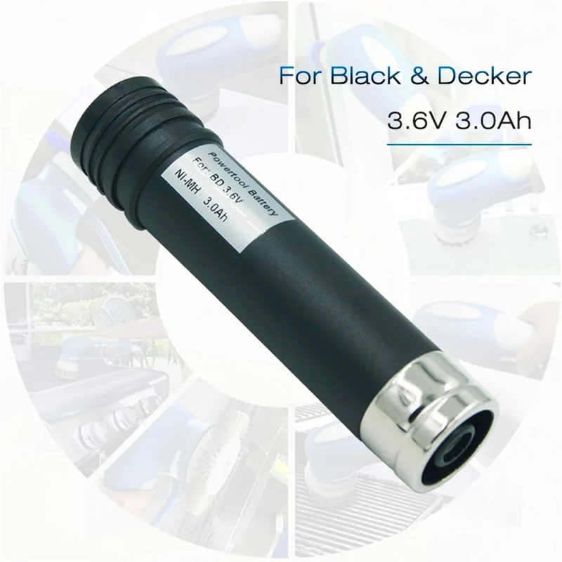 VP100 VP110 3.6V 3.0A Ni-Mh Akkuschrauber Akku für Schwarz Decker VP105 Versapak Akku