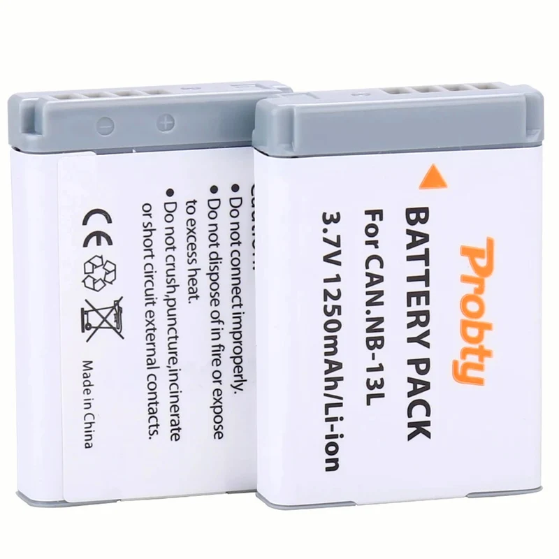 4 Stück NB-13L NB 13L NB13L Akkus für Canon PowerShot G5 X G7 X G7 X Mark II G9 X SX620 HS SX720 HS Digitalkamera 1250 mAh