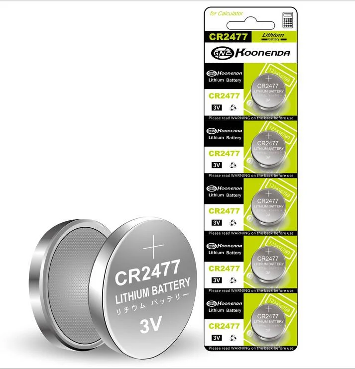 5 stücke cr2477 3V lithium-batterien dl2477 ecR2477 lm2477 kcR2477 cr 2477 Knopfzellen batterie Lithium-batteria