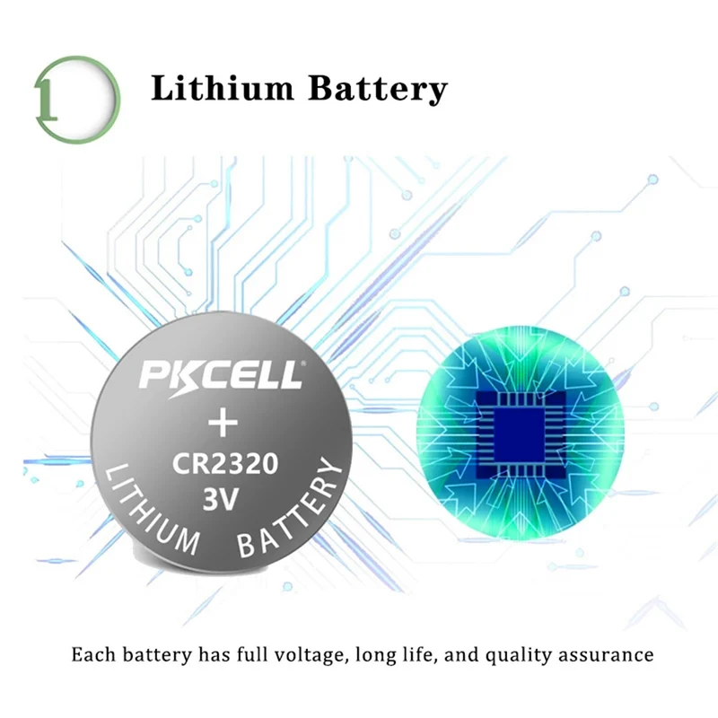 20 x cr2320 dl2320 2320 3V Lithium-Taste Münze Batterie dl2320 130mah Zelle Batterien Für auto schlüssel High-leistung taste zelle