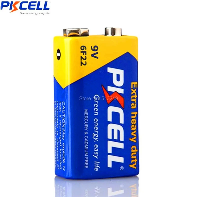 10 stücke X 9 v thermometer batterie Dauer Batterien Carbon Zink Super Heavy Duty Batterien