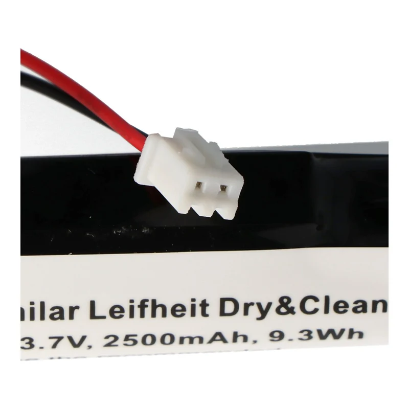 AccuCell Akku passend für Leifheit Dry&Clean 51000, Li-Ion, 3,7V, 2500mAh, 9,3Wh