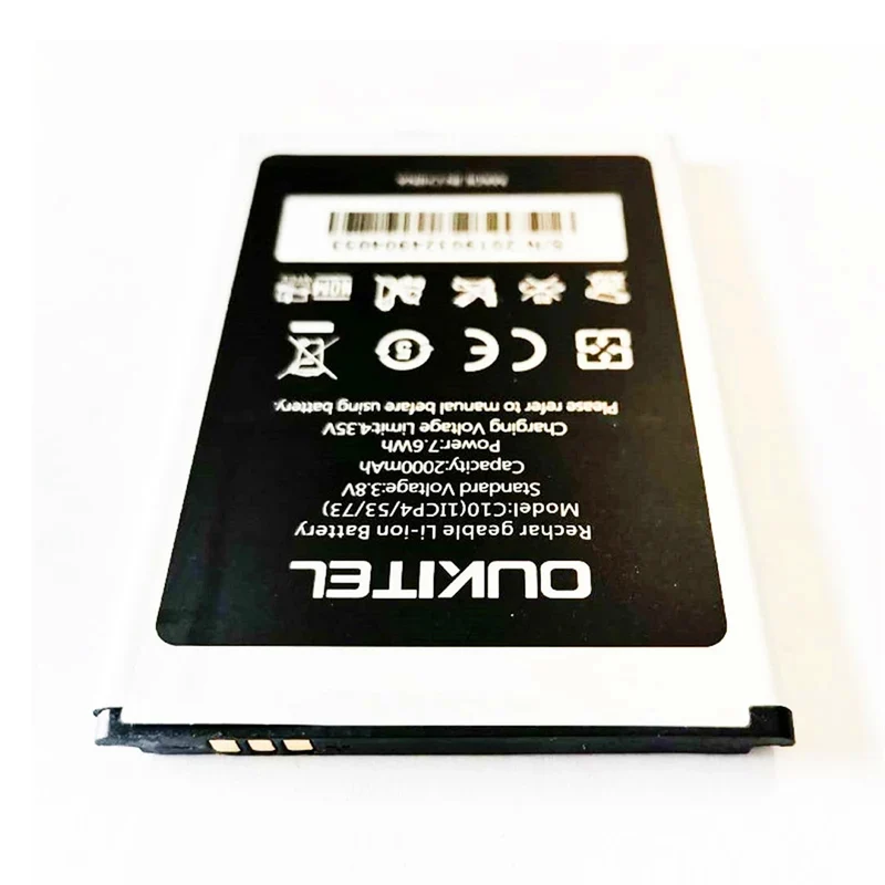 Neuer Akku für Oukitel C10 / C10 PRO C10pro Handy Akku 2000mAh Li-Ion Ersatzakku