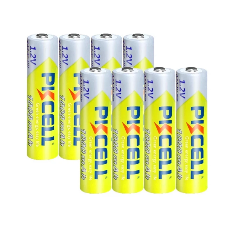 4PCS PKCELL AAA NIMH Akku 3A 1000mAh 1,2V NI-MH AAA Batteriebatterien