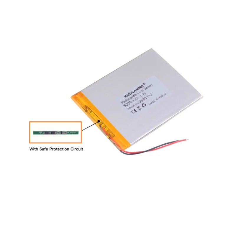 Lithium Ionen Akku 3,7 V Tablet-Computer 3,7 V 5000 mAh geeignet für 8 Zoll n83, n86 a85, a86 Tablet-Computer Akku 3580110
