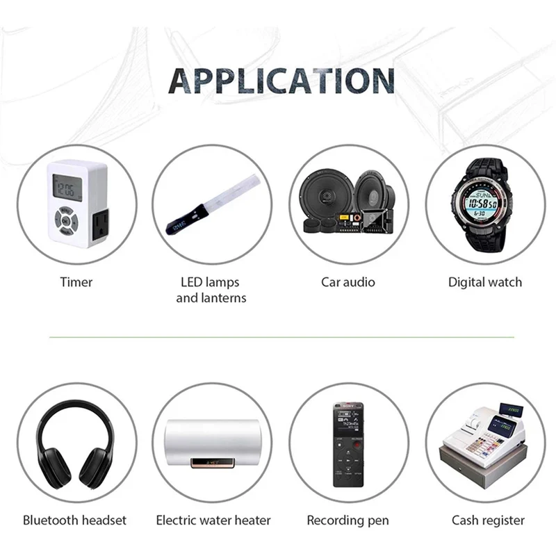 10PCS CR2032 2032 3V Taste Batterien BR2032 DL2032 ECR2032 Aufladbare batterien 3V LiMnO2 Taste Münze Zellen batterie