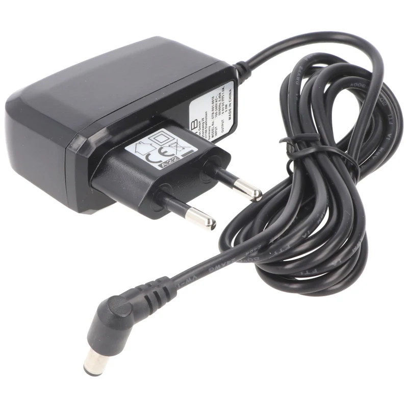 AccuCell Ladegerät für Nintendo Super Nintendo, SNES, Super Famicom, NES - 9V/1A - schwarz