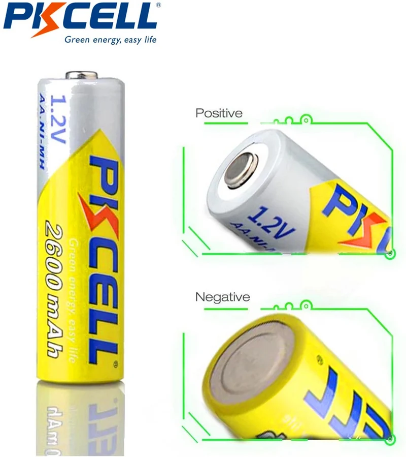8Pcs/2Pack 1,2 v AA 2300mAh-2600mAh Ni-Mh aa 2A Akku Batterien für Taschenlampe spielzeug fernbedienung