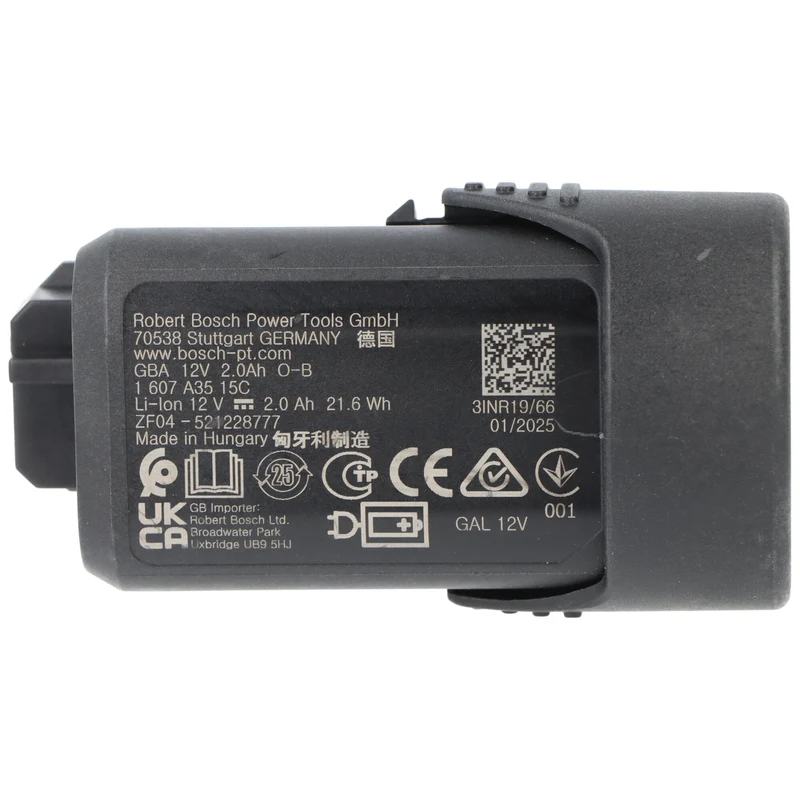 AccuCell Bosch 2607336879 Akku original Bosch 10,8 Volt und 12 Volt 2000mAh, für blaue Geräte