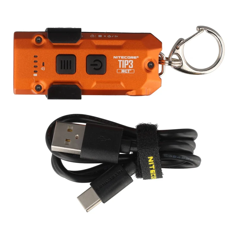 Nitecore TIP3 LED-Taschenlampe, Schlüsselbundleuchte aus Metall, MCT, 720 Lumen, wiederaufladbar