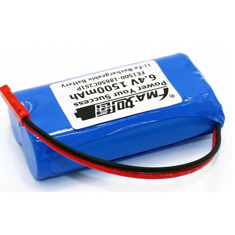 18650 6,4 V 1500 mAh DIY-Batterie für XG8 RC-Sender SYP-Anschluss 2S1PB