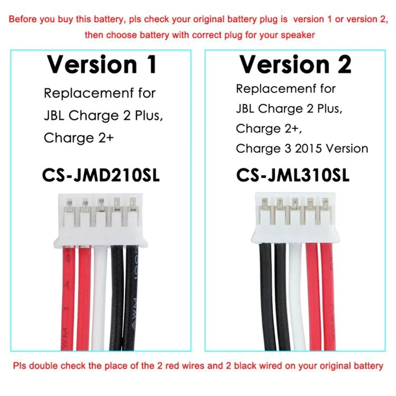 DuraPro 6200mAh Batterie für Ladung 2 +/Lade 2 Plus/Ladung 3 (2015 Version) ersatz lautsprecher batterie GSP1029102R