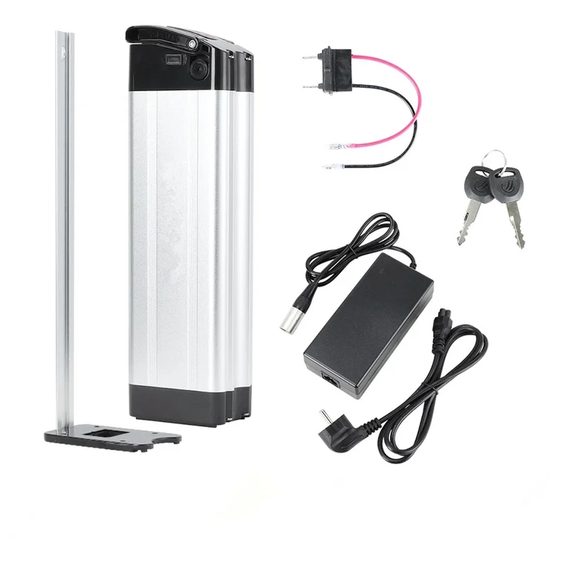 E-bike 18650 Lithium 36V 15Ah Batterie Pack mit USB Silberfischchen Batterie für MiFa Fahrrad Phylion XH370-10J Lithium-Batterie