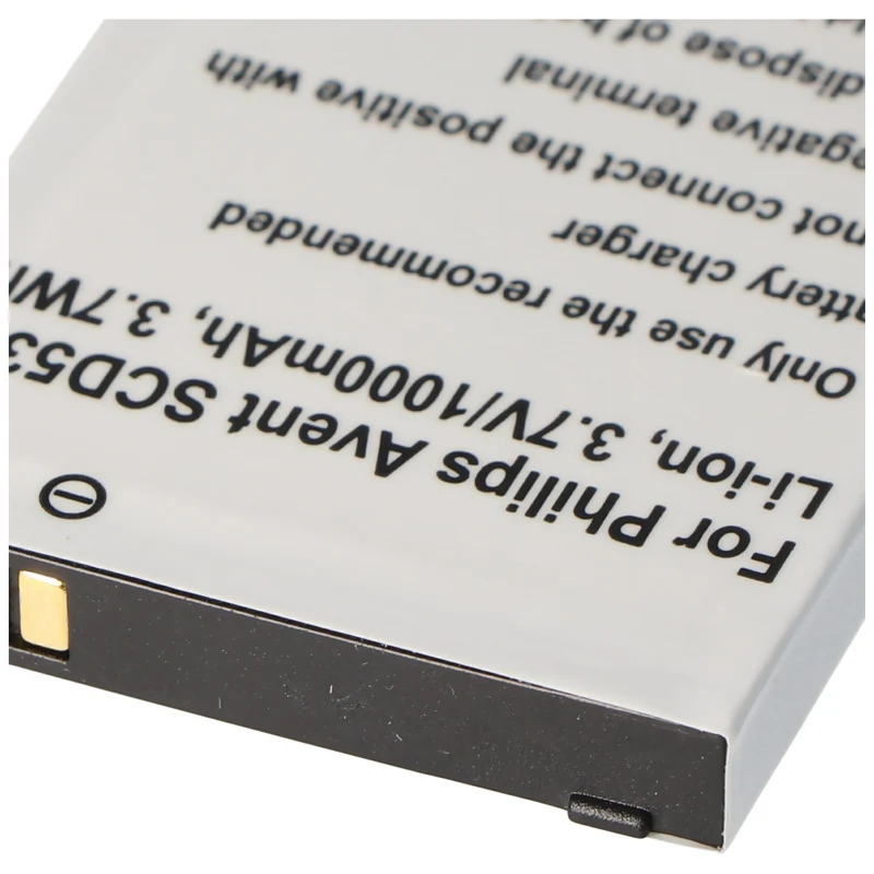 AccuCell Akku passend für Philips Avent SCD530, Li-Ion, 3,7V, 1000mAh, 3,7Wh