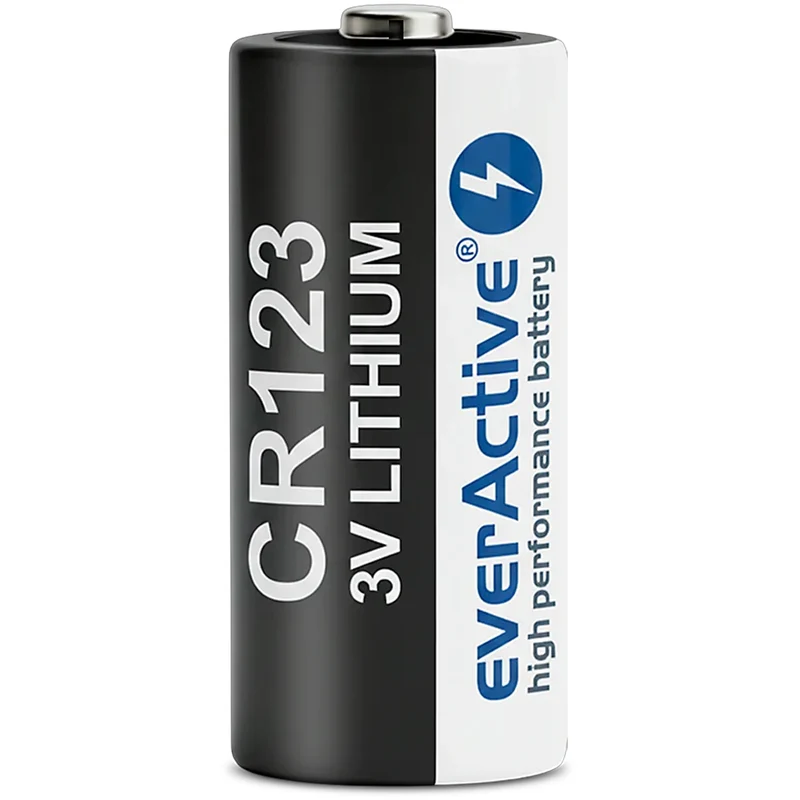 everActive CR123 Lithium Photo Batterie, 3V max. 1500mAh, 34,5 x 17mm, CR123A (50 st. )