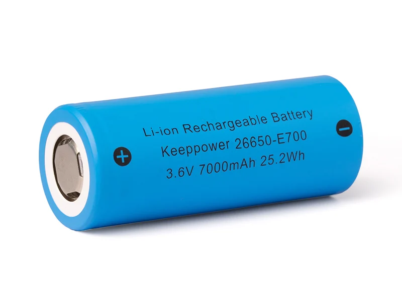 Keeppower 26650-T700 Li-Ion Akku 3,6V - 3,7V 7000mAh¹ Tieftemperatur-Zelle³