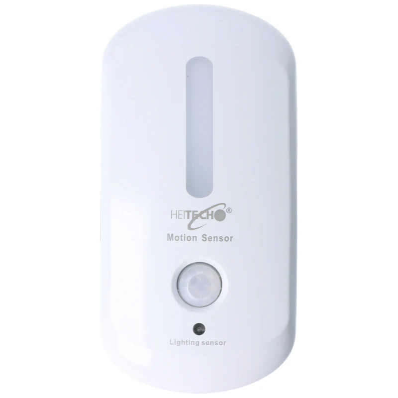 Heitech LED-Nachtlicht mit Bewegungsmelder und Dämmerungssensor, PIR-Sensor bis zu 2,5 Meter, 7 LEDs, nur für den Innenbereich geeignet