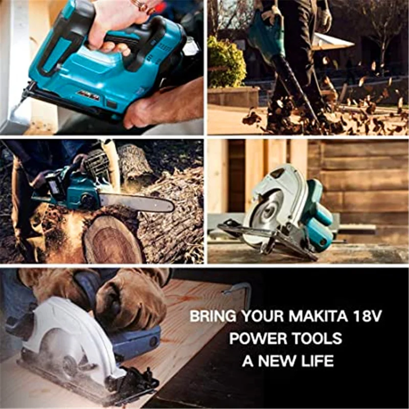4 Stück BL1860 Ersatz für Makita Akku 18V 6.0Ah Li-ion Akku BL1850B BL1850 BL1860B BL1840